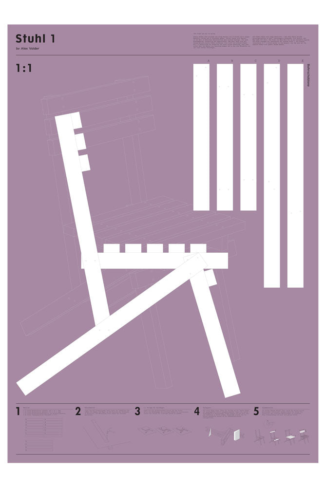 DIY Stuhl - Plakat