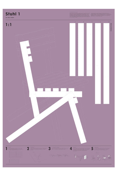 DIY Stuhl - Plakat