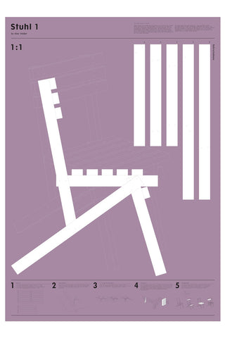 DIY Stuhl - Plakat
