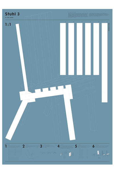DIY Stuhl - Plakat